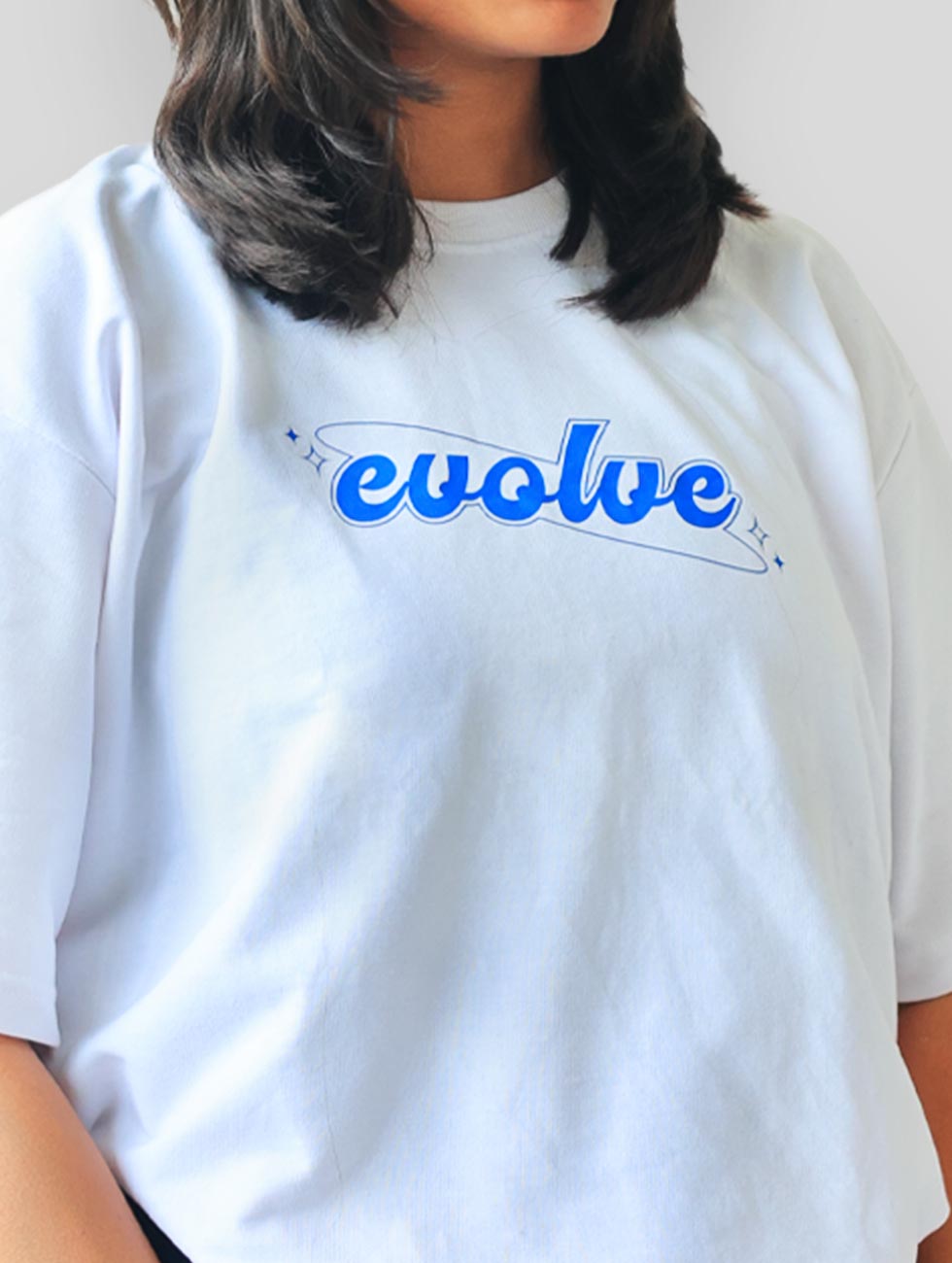 SPACE TO EVOLVE OVERSIZED TSHIRT