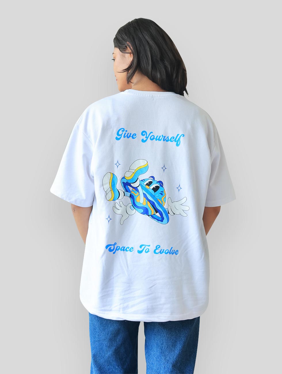 SPACE TO EVOLVE OVERSIZED TSHIRT