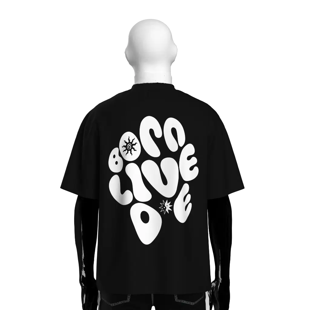 BORN LIVE DIE (UNISEX) OVERSIZED TSHIRT