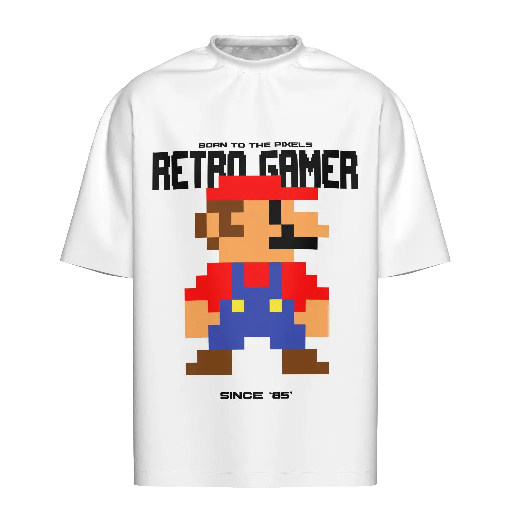 SUPER MARIO RETRO OVERSIZED TSHIRT