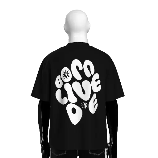 BORN LIVE DIE (UNISEX) OVERSIZED TSHIRT